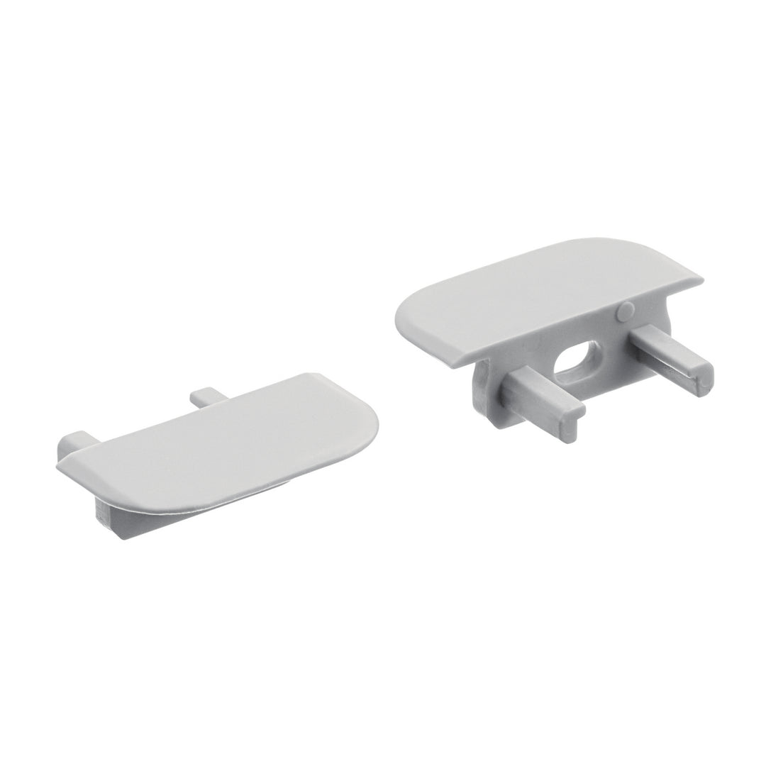 Kichler Canada - 1TEE1SWRCSSIL - Tape Extrusion End Cap 5 Pair - Ils Te Series - Silver