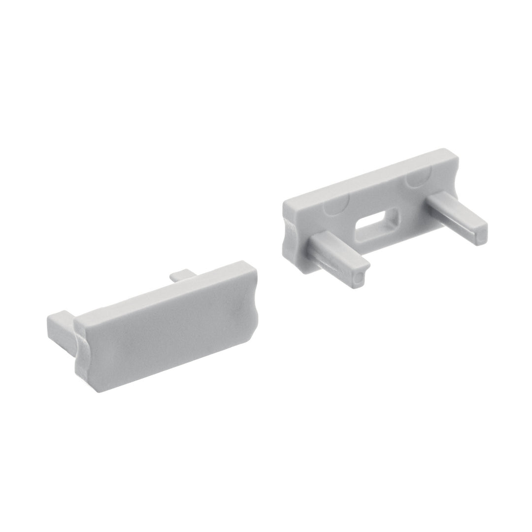 Kichler Canada - 1TEE1SWSFSSIL - Tape Extrusion End Cap 5 Pair - Ils Te Series - Silver