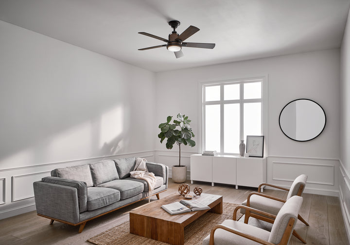 Kichler Canada - 300052DBK - 52"Ceiling Fan - Colerne - Distressed Black