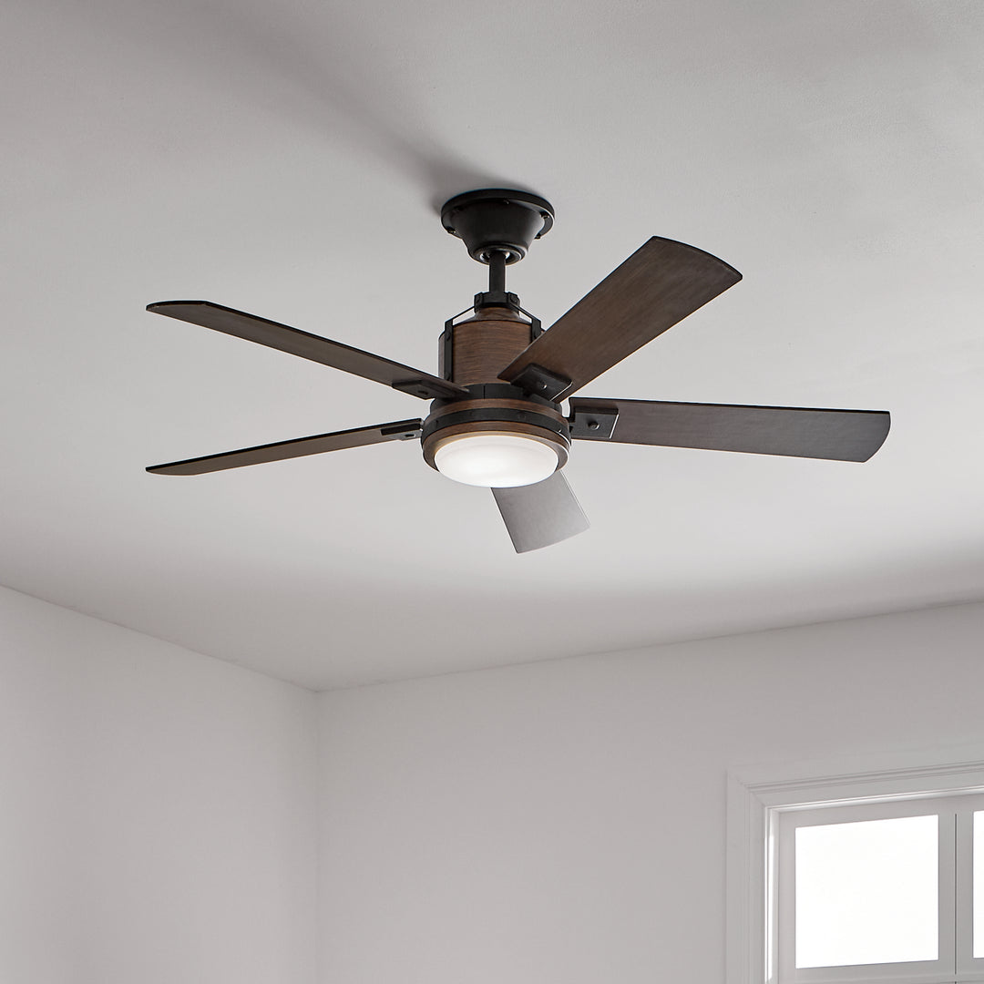 Kichler Canada - 300052DBK - 52"Ceiling Fan - Colerne - Distressed Black