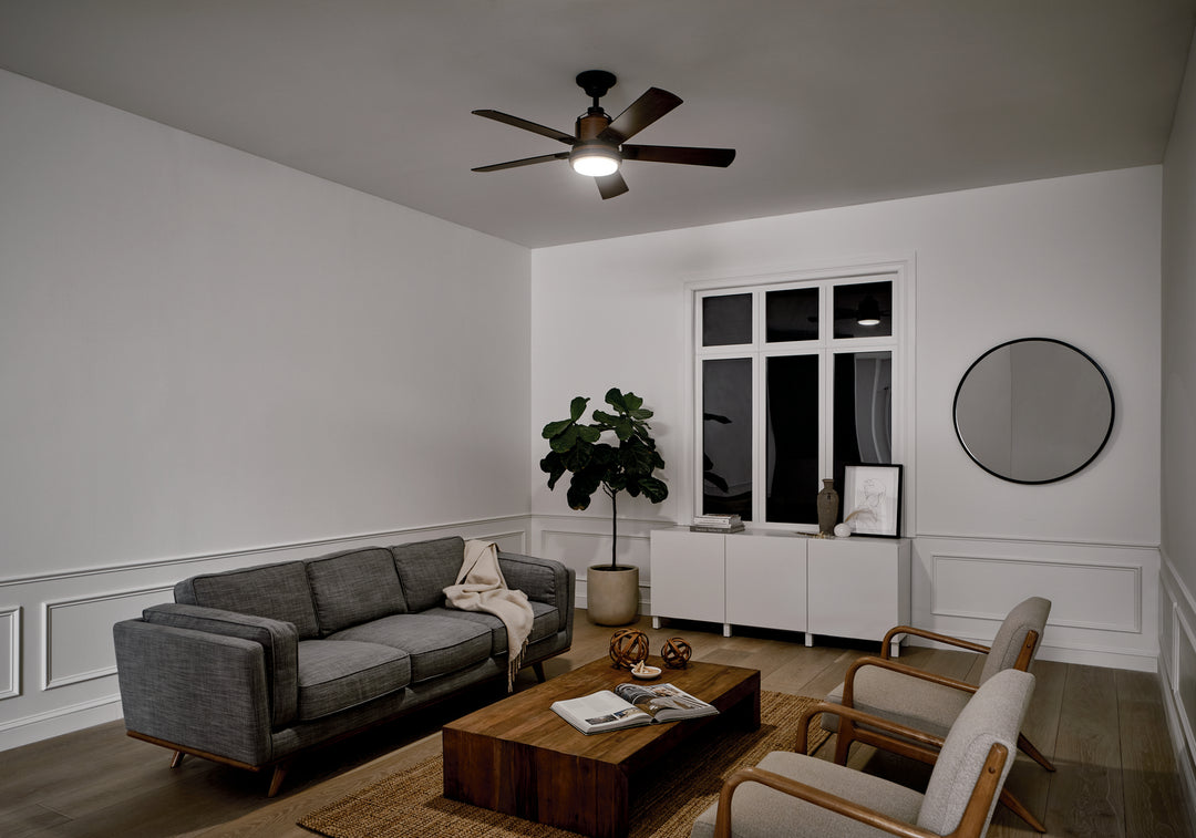 Kichler Canada - 300052DBK - 52"Ceiling Fan - Colerne - Distressed Black