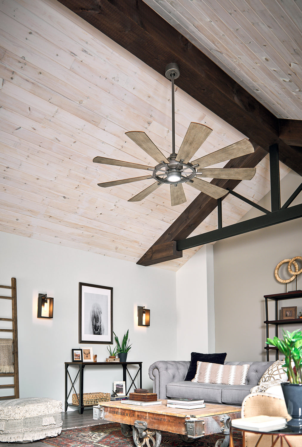 Kichler Canada - 300265AVI - 65"Ceiling Fan - Gentry - Anvil Iron