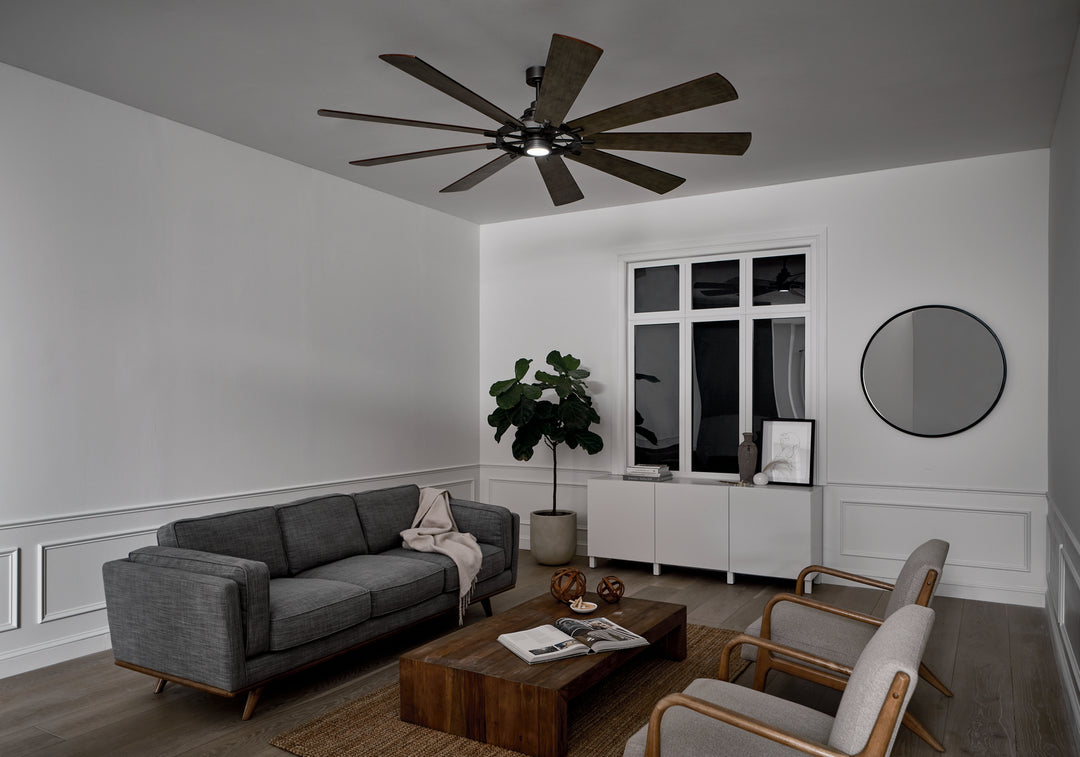 Kichler Canada - 300285AVI - 85"Ceiling Fan - Gentry Xl - Anvil Iron