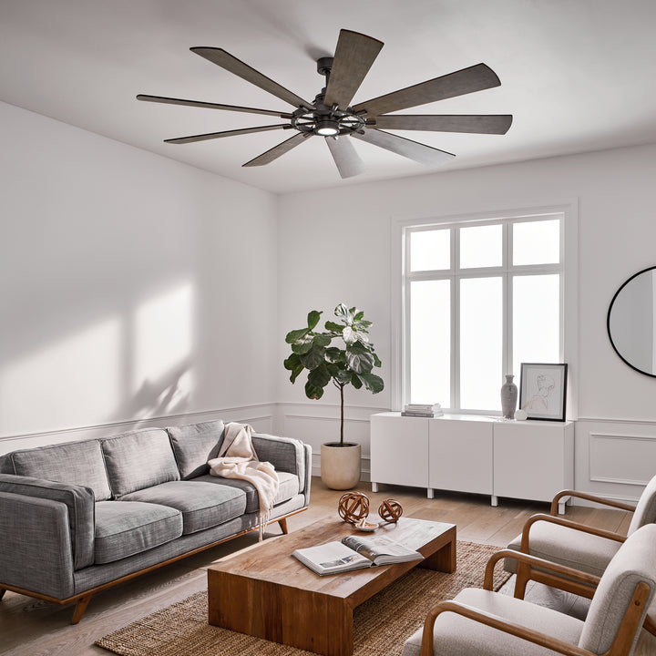 Kichler Canada - 300285AVI - 85"Ceiling Fan - Gentry Xl - Anvil Iron