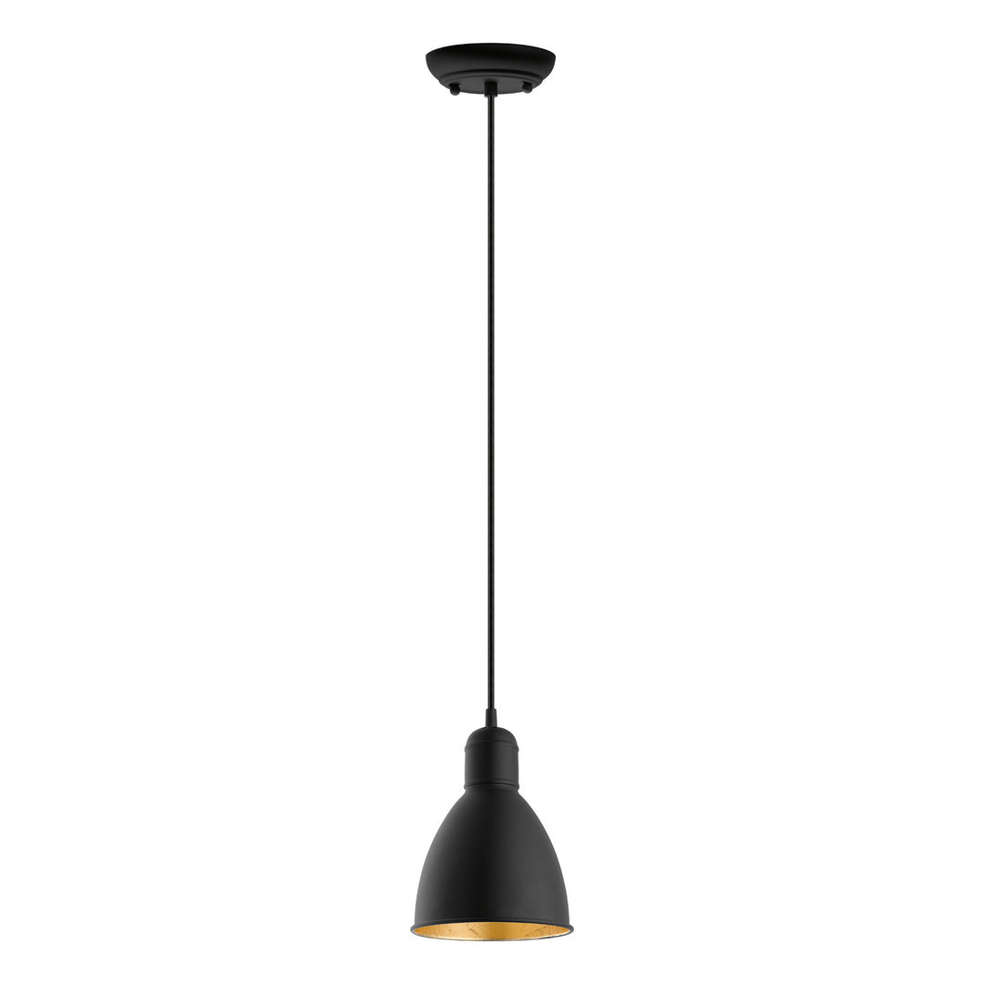 Eglo Canada - 203443A - One Light Pendant - Priddy 2 - Black/Gold