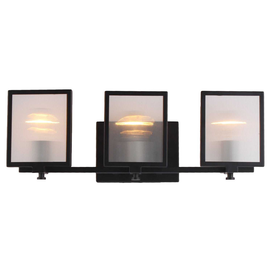Henessy Three Light Bath/Vanity in Black Eglo Canada