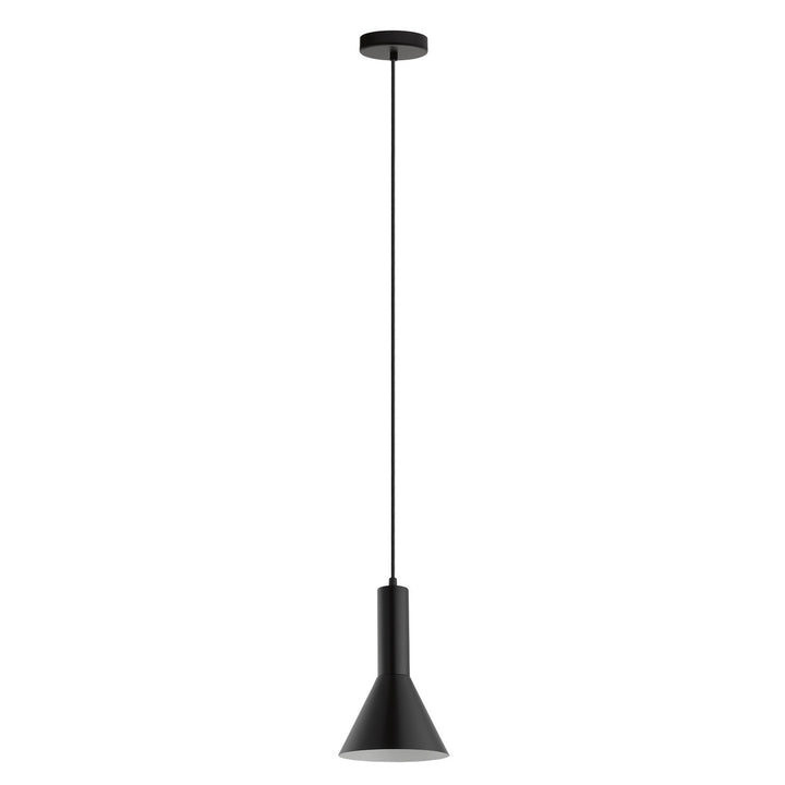 Eglo Canada - 62985A - One Light Pendant - Canalello - Matte Black