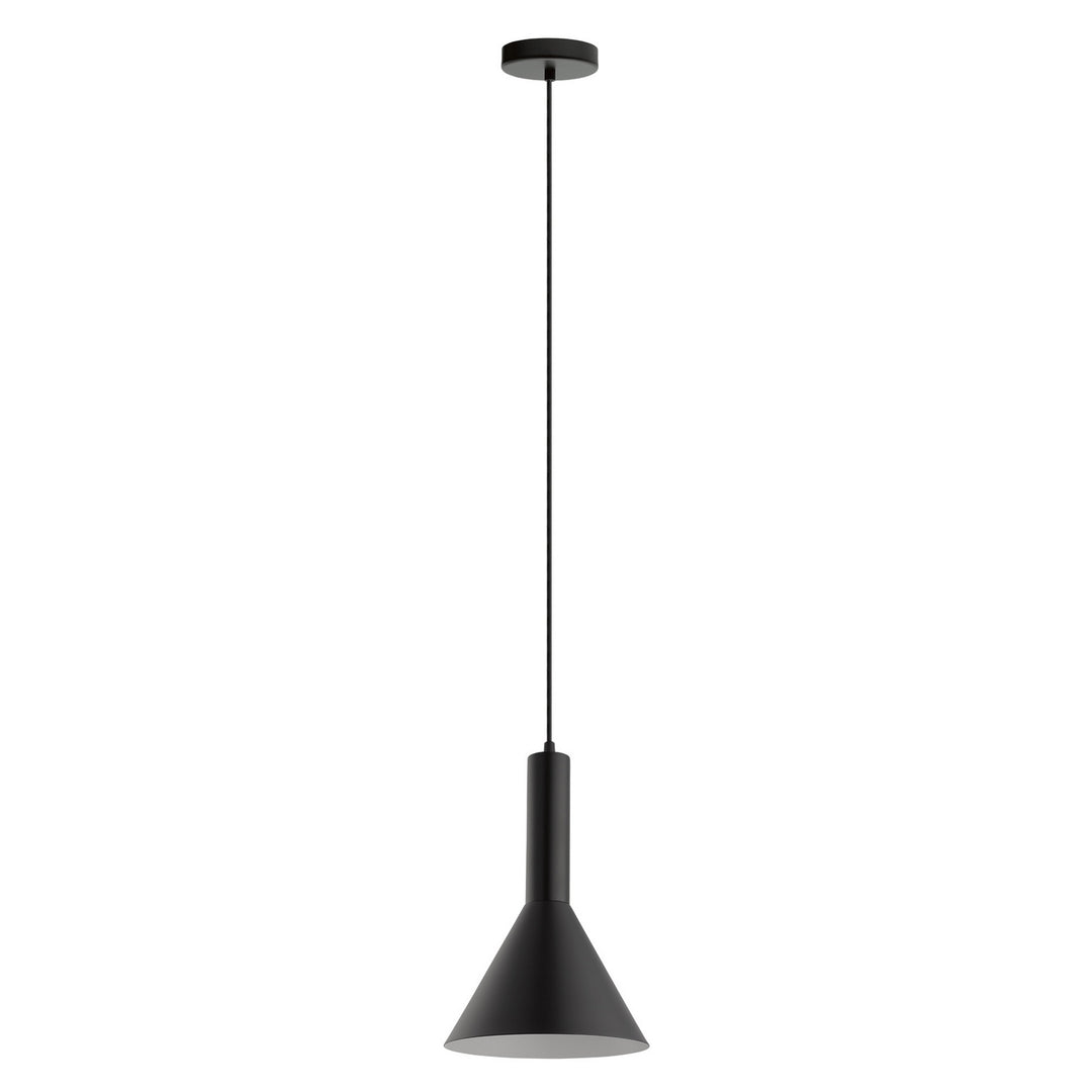 Eglo Canada - 62992A - One Light Pendant - Canalello - Matte Black