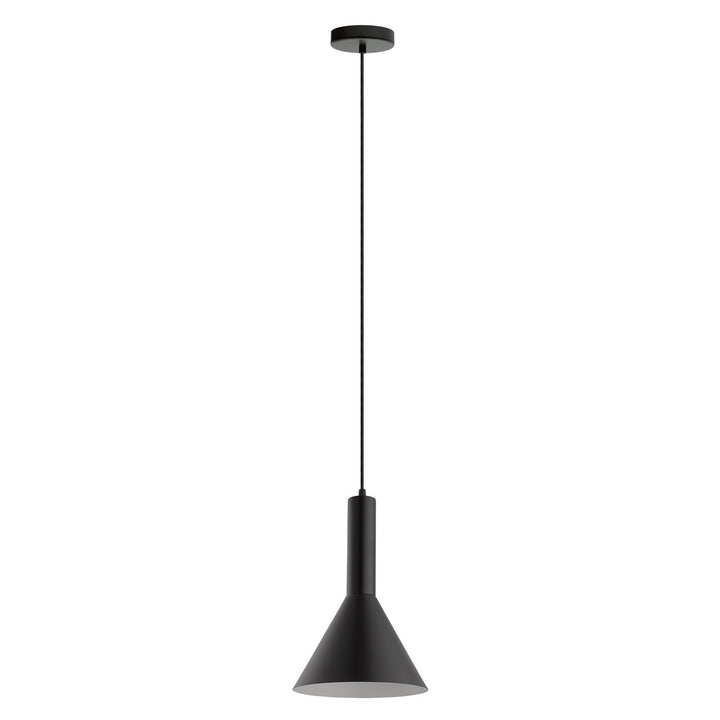 Eglo Canada - 62992A - One Light Pendant - Canalello - Matte Black