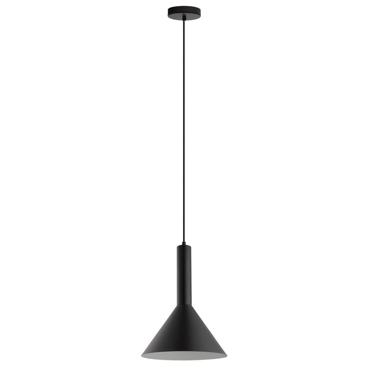 Eglo Canada - 62998A - One Light Pendant - Canalello - Matte Black