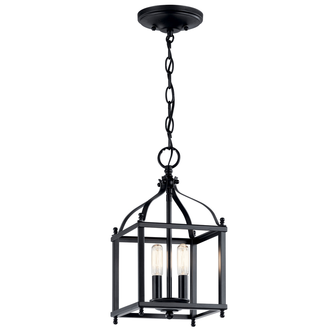 Kichler Canada - 42565BK - Two Light Pendant - Larkin - Black