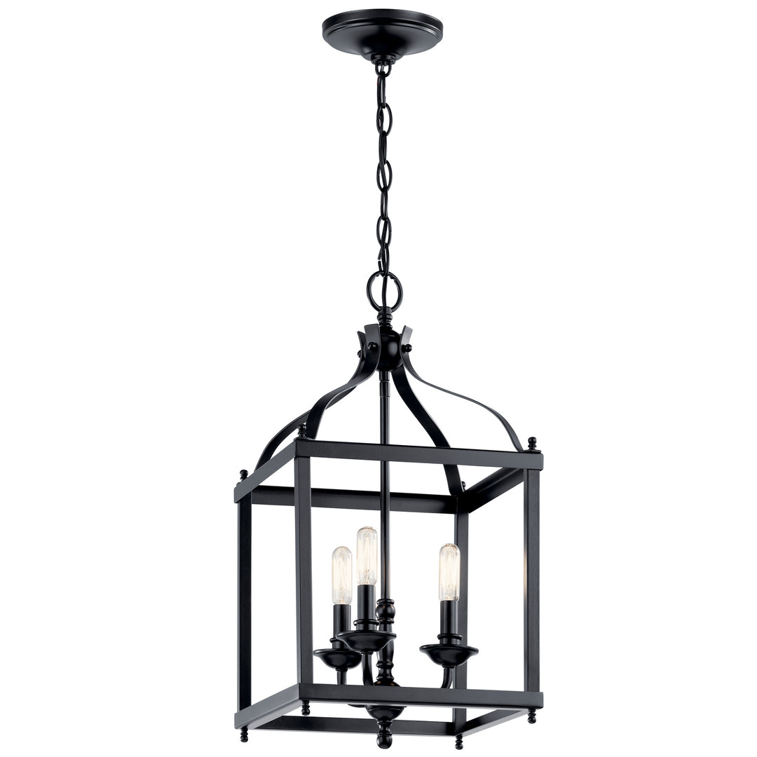 Kichler Canada - 42566BK - Three Light Pendant - Larkin - Black