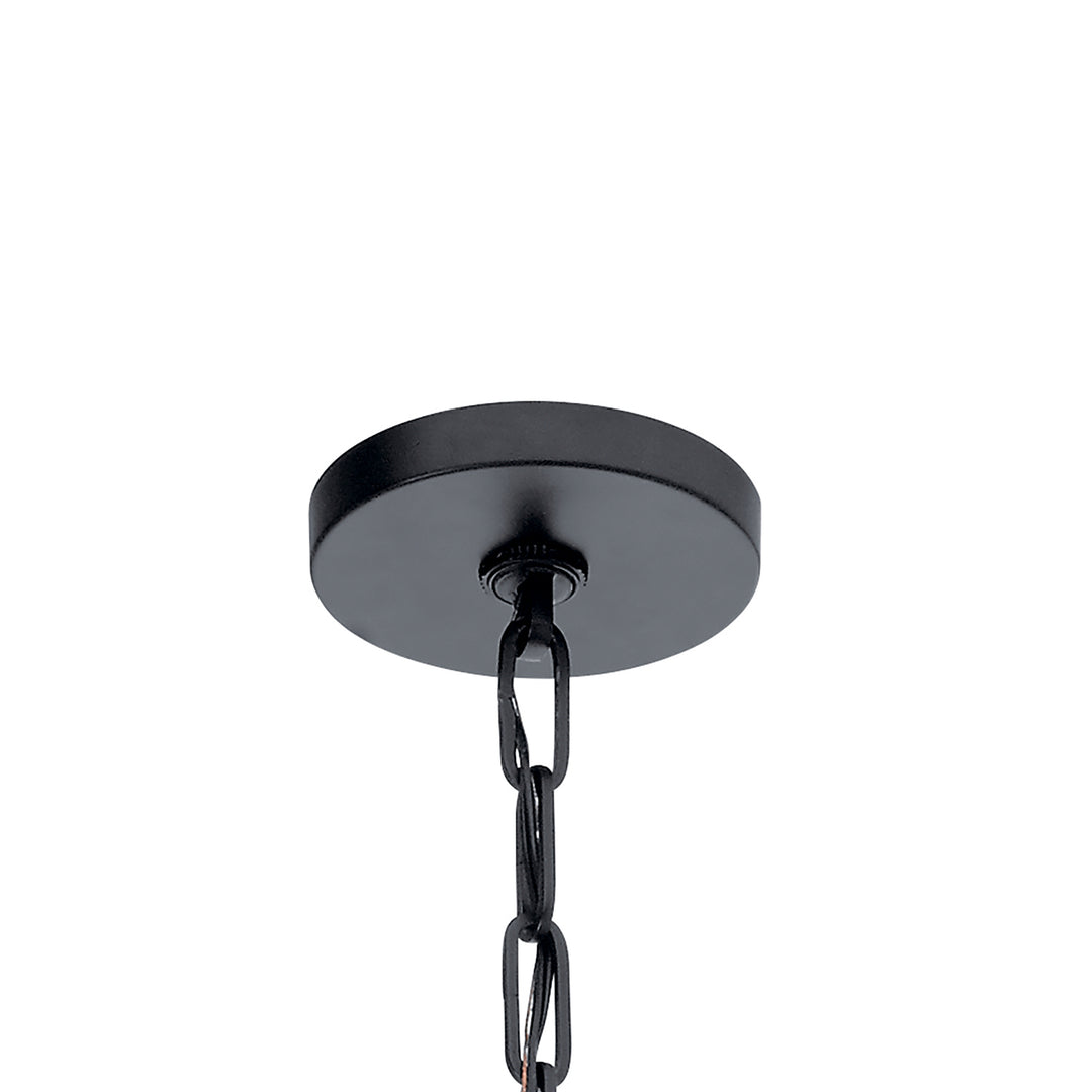 Kichler Canada - 43495BK - Six Light Foyer Pendant - Abbotswell - Black