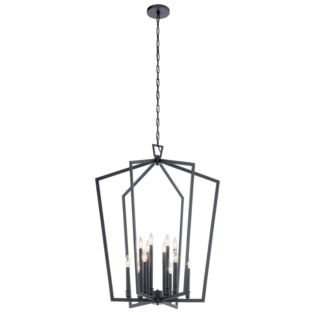 Kichler Canada - 43496BK - 12 Light Foyer Chandelier - Abbotswell - Black