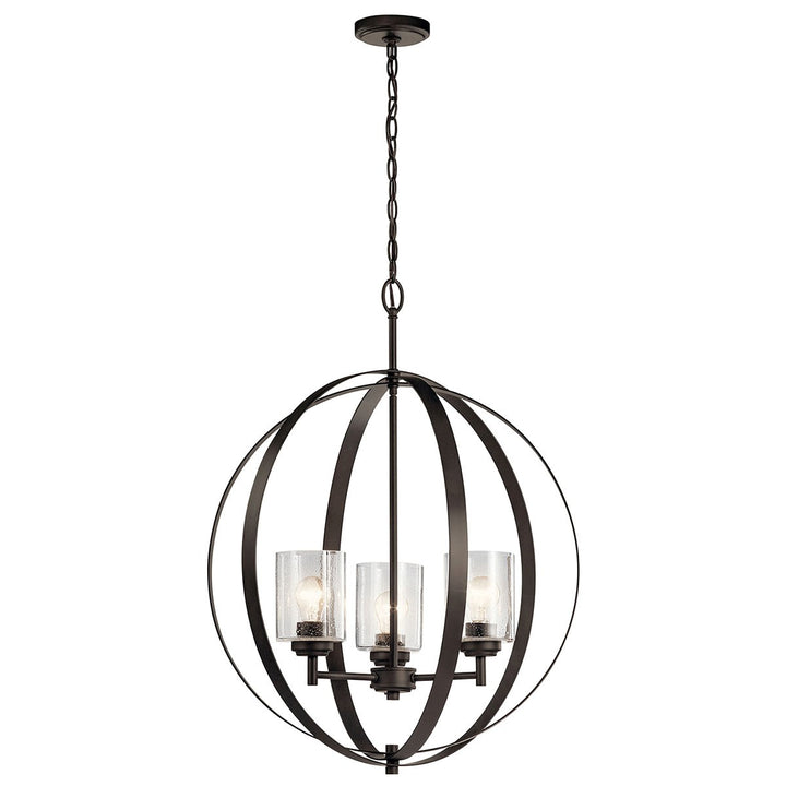 Kichler Canada - 44034OZ - Three Light Chandelier - Winslow - Olde Bronze