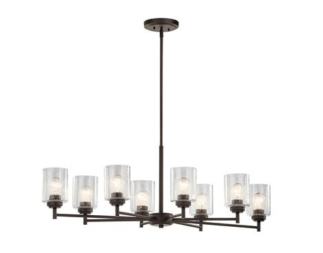 Kichler Canada - 44035OZ - Eight Light Chandelier - Winslow - Olde Bronze