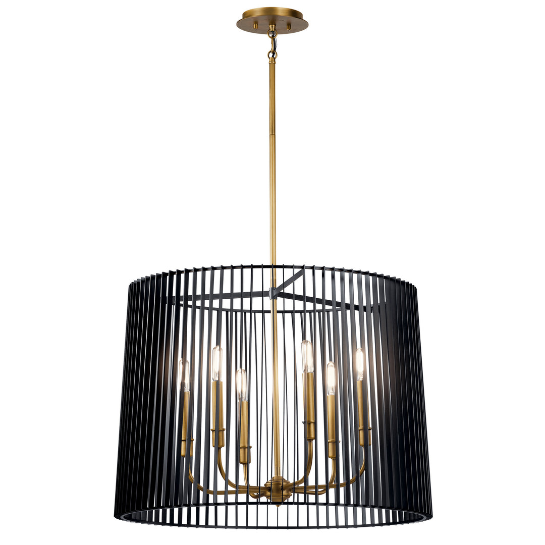 Kichler Canada - 44167BK - Six Light Chandelier - Linara - Black