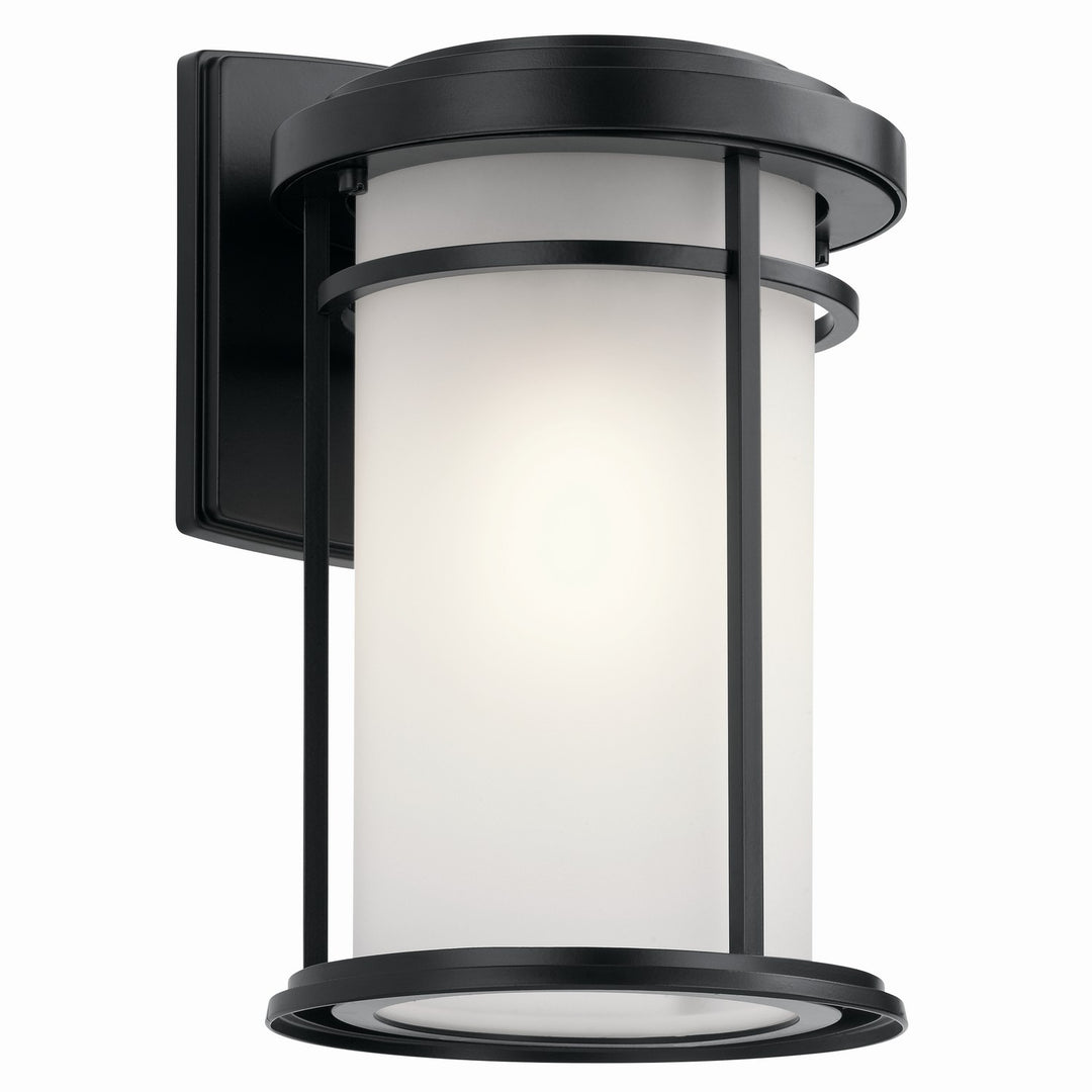 Kichler Canada - 49687BK - One Light Outdoor Wall Mount - Toman - Black