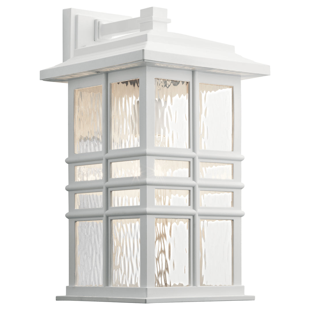 Kichler Canada - 49831WH - One Light Outdoor Wall Mount - Beacon Square - White