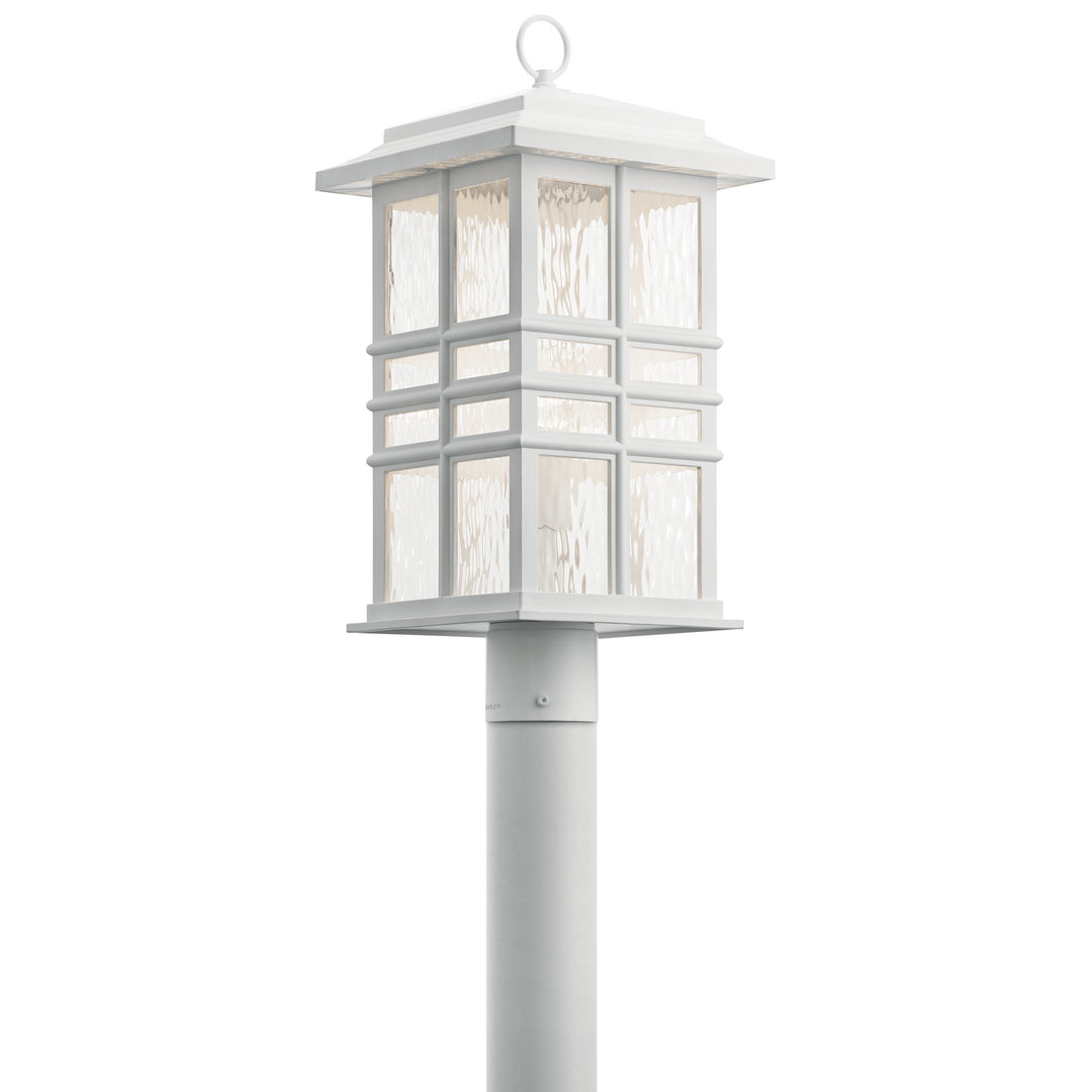 Kichler Canada - 49832WH - One Light Outdoor Post Mount - Beacon Square - White