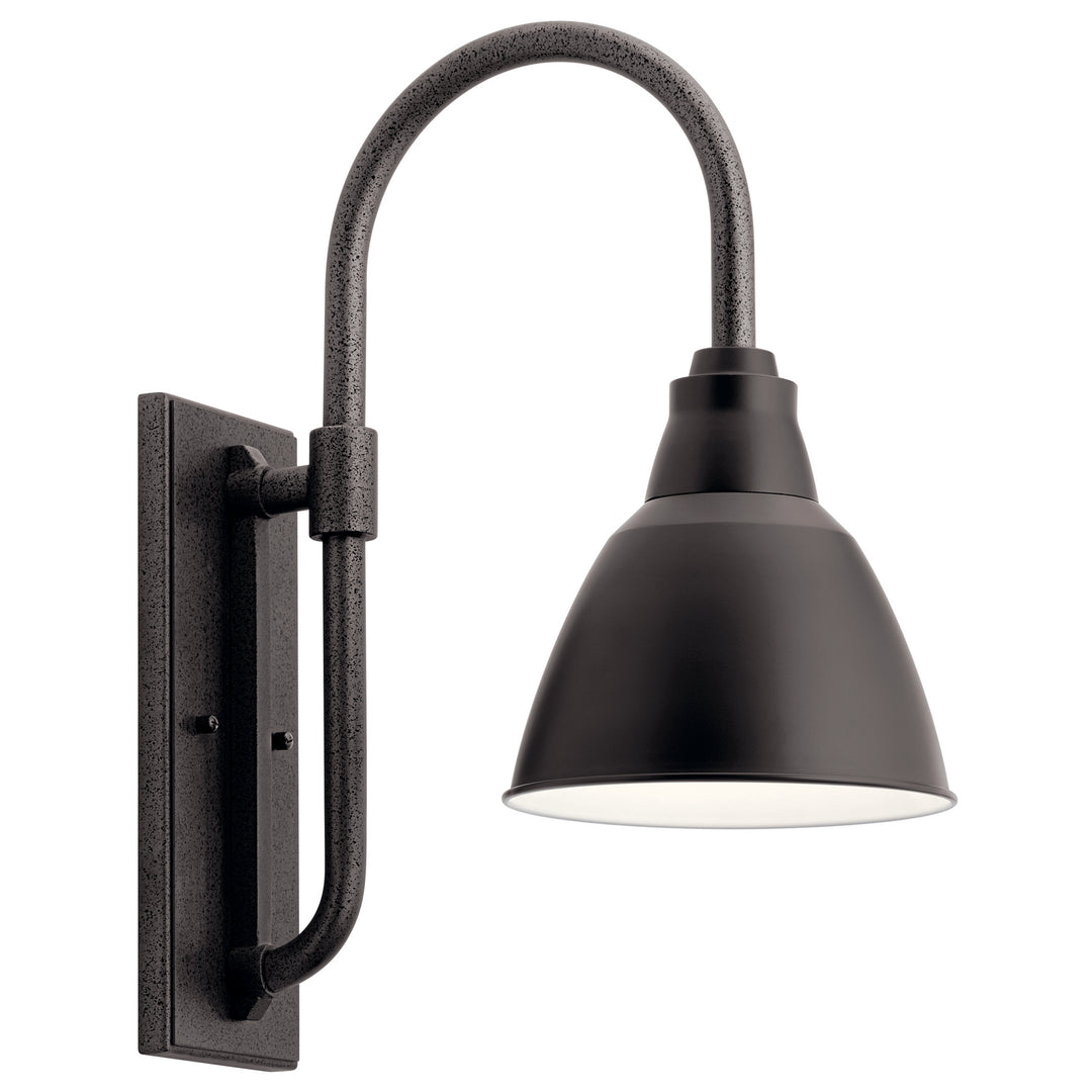 Kichler Canada - 49836BK - One Light Outdoor Wall Mount - Pellinord - Black