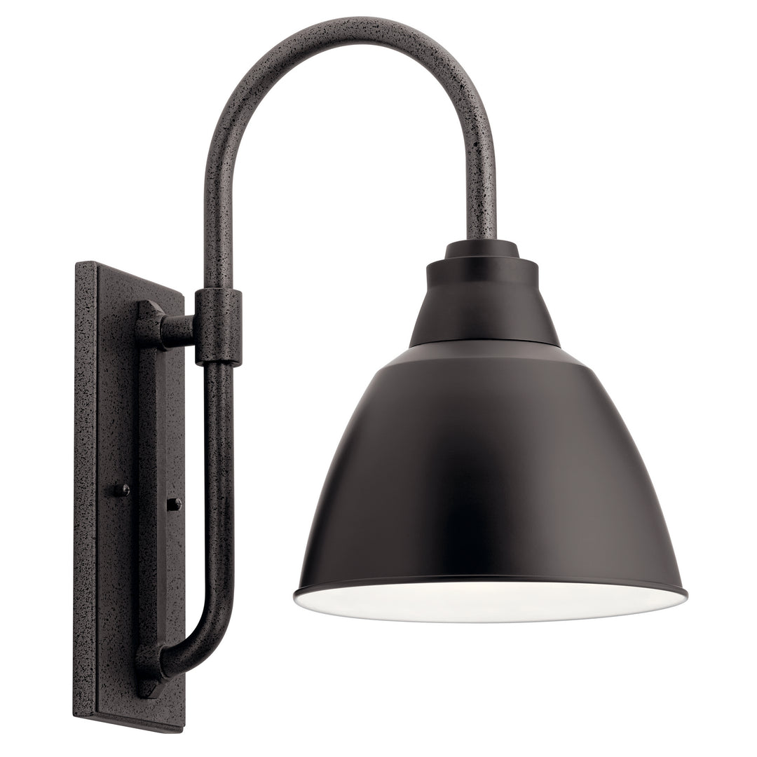 Kichler Canada - 49837BK - One Light Outdoor Wall Mount - Pellinord - Black