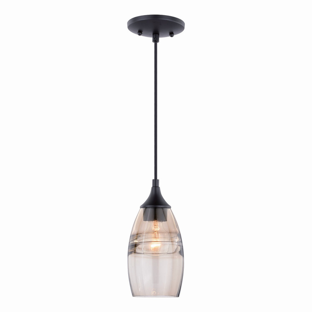 Milano One Light Mini Pendant in Oil Rubbed Bronze