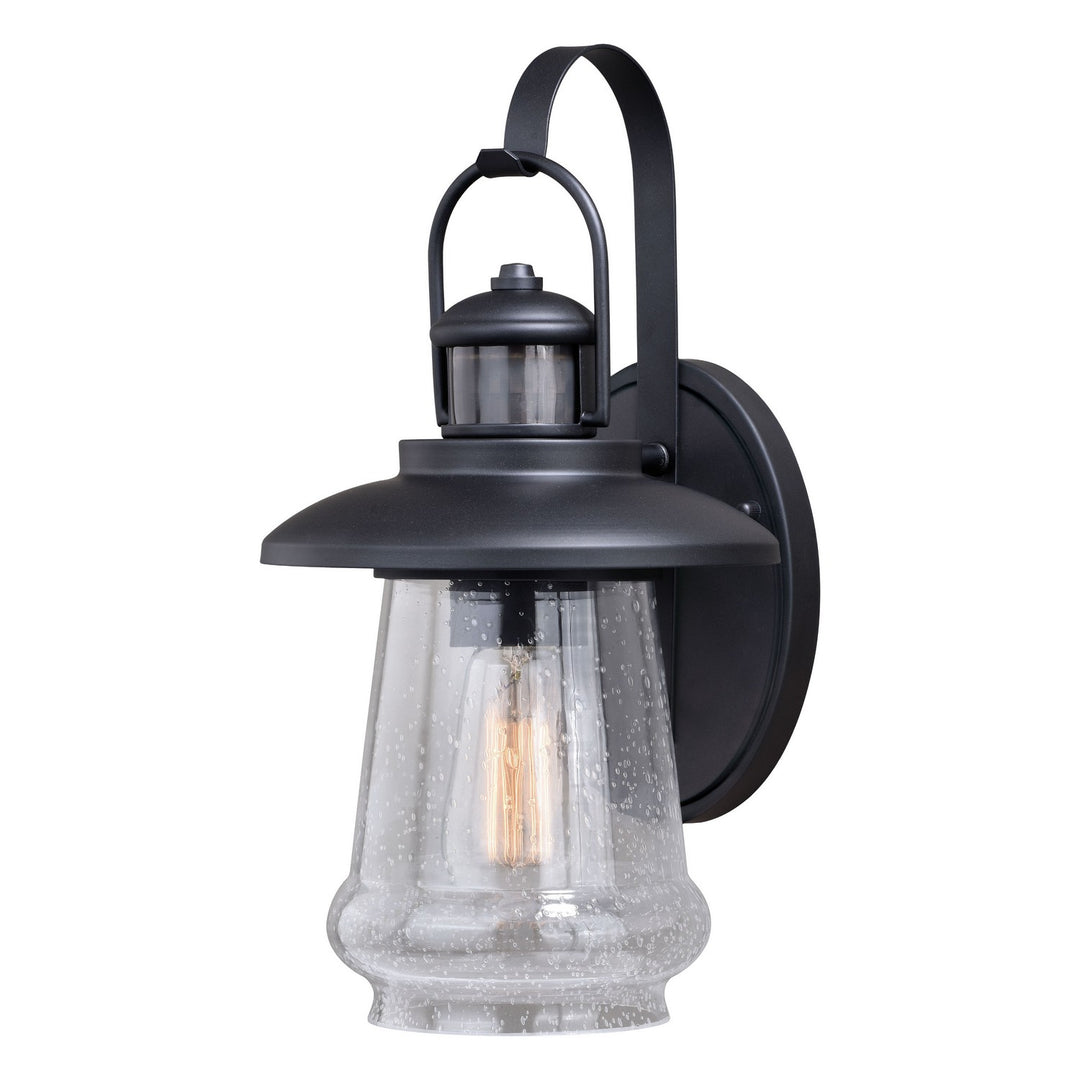 Bridgeport One Light Motion Sensor Outdoor Wall Light in Oil Rubbed Bronze