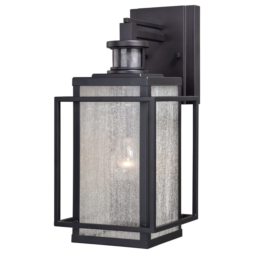 Hyde Park One Light Motion Sensor Outdoor Wall Light in Espresso Bronze