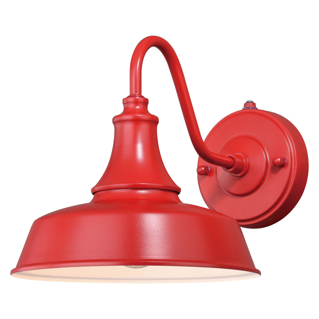 Dorado One Light Outdoor Wall Mount in Red and White