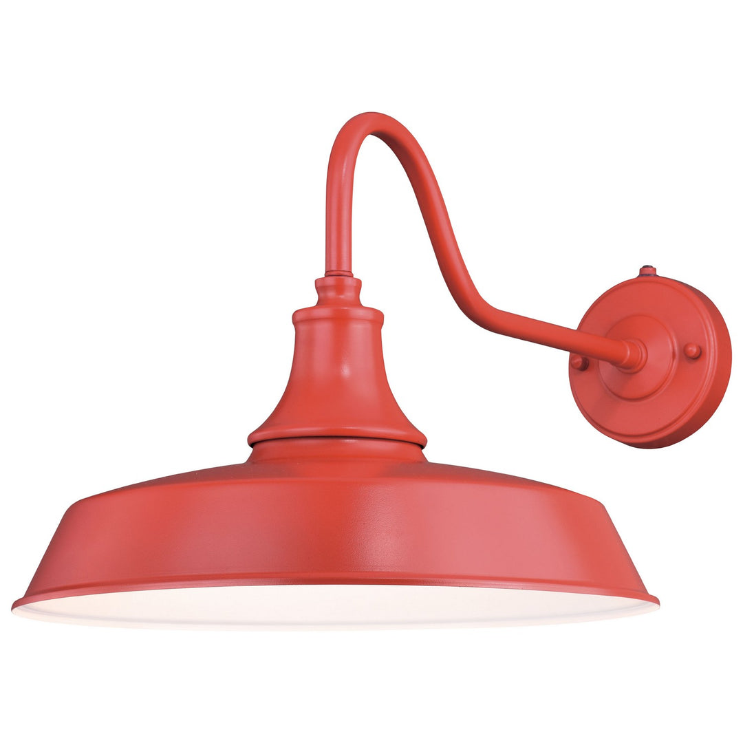 Dorado One Light Outdoor Wall Mount in Red and White