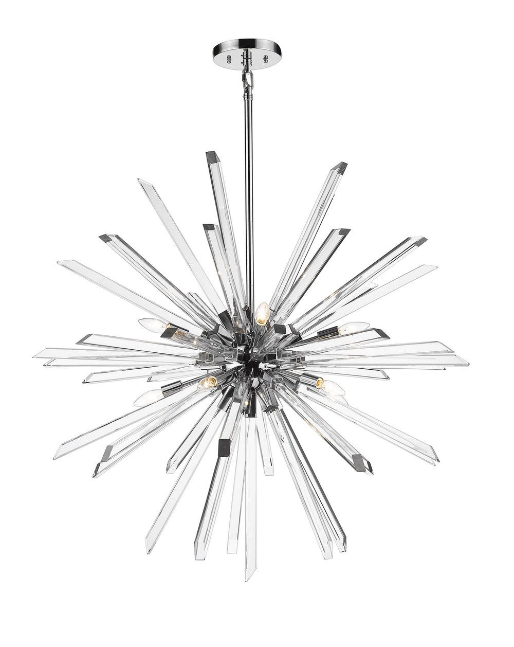 Z-Lite Canada - 4003-10CH - Ten Light Chandelier - Burst - Chrome