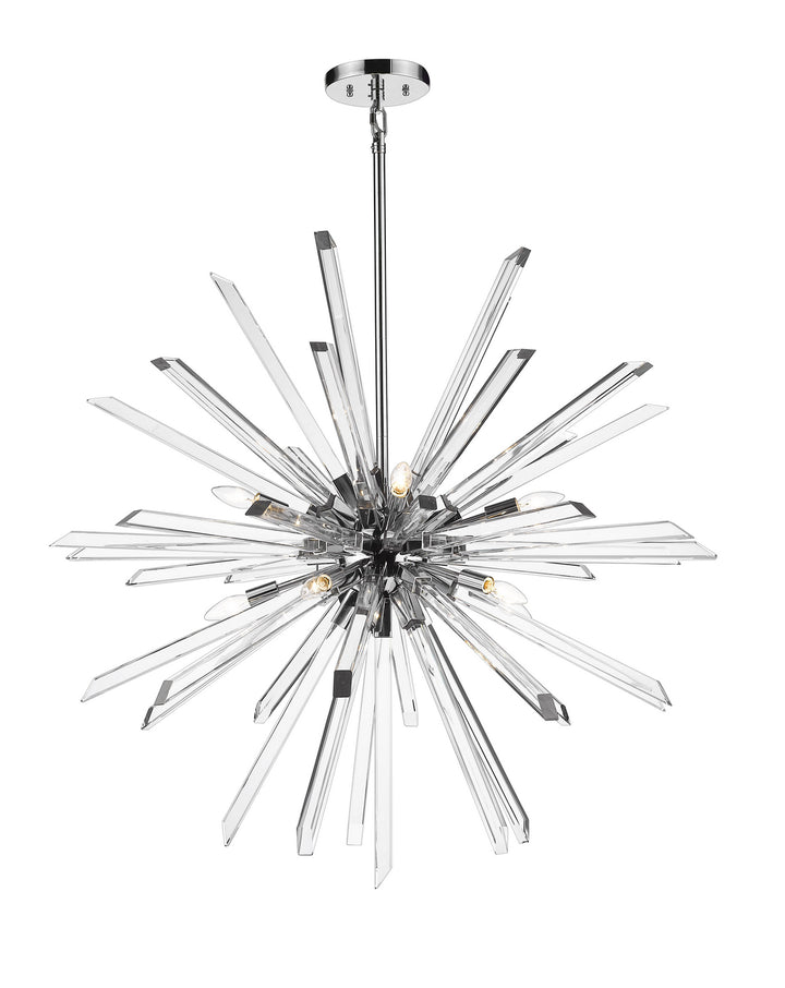 Z-Lite Canada - 4003-10CH - Ten Light Chandelier - Burst - Chrome