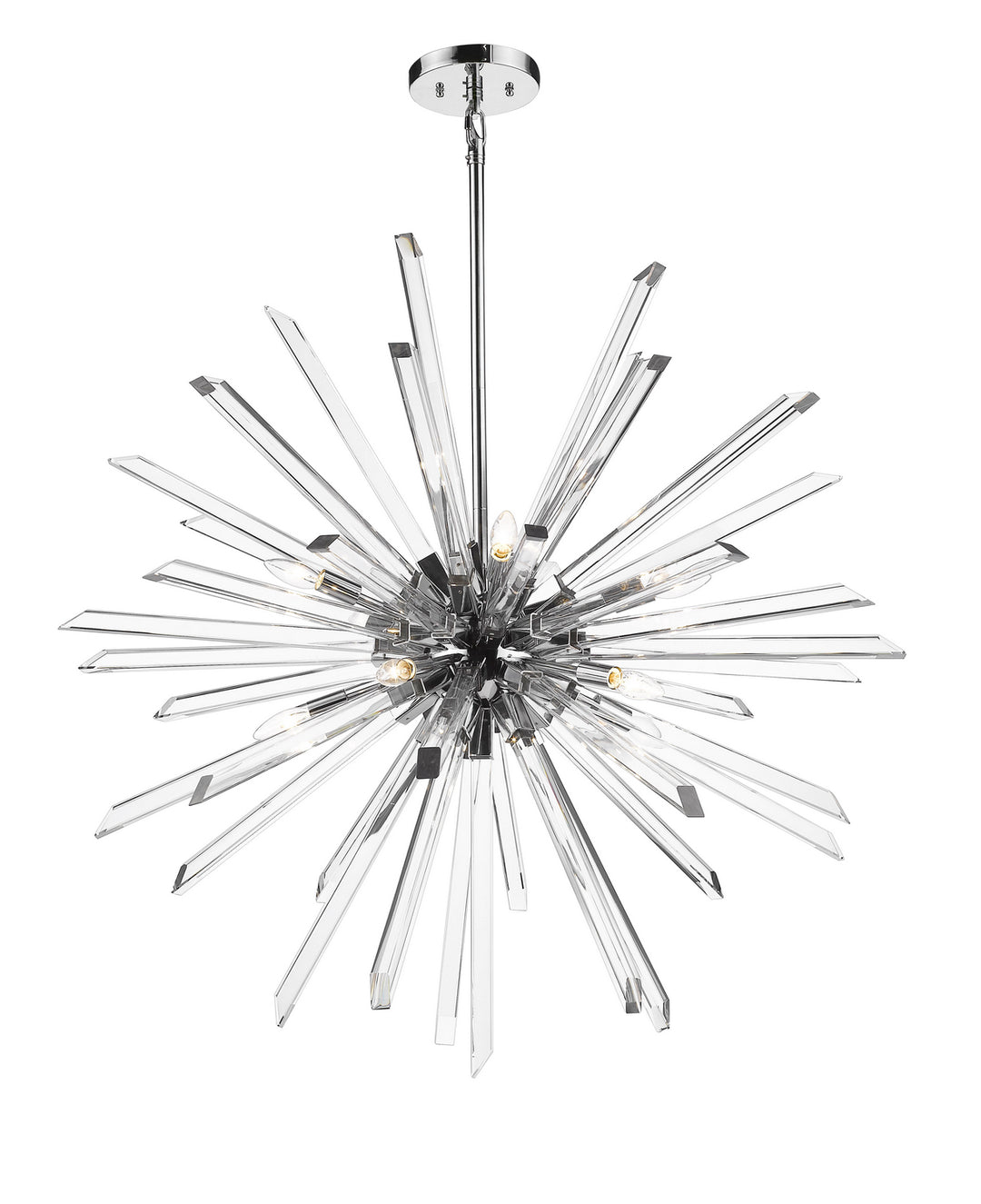 Z-Lite Canada - 4003-10CH - Ten Light Chandelier - Burst - Chrome