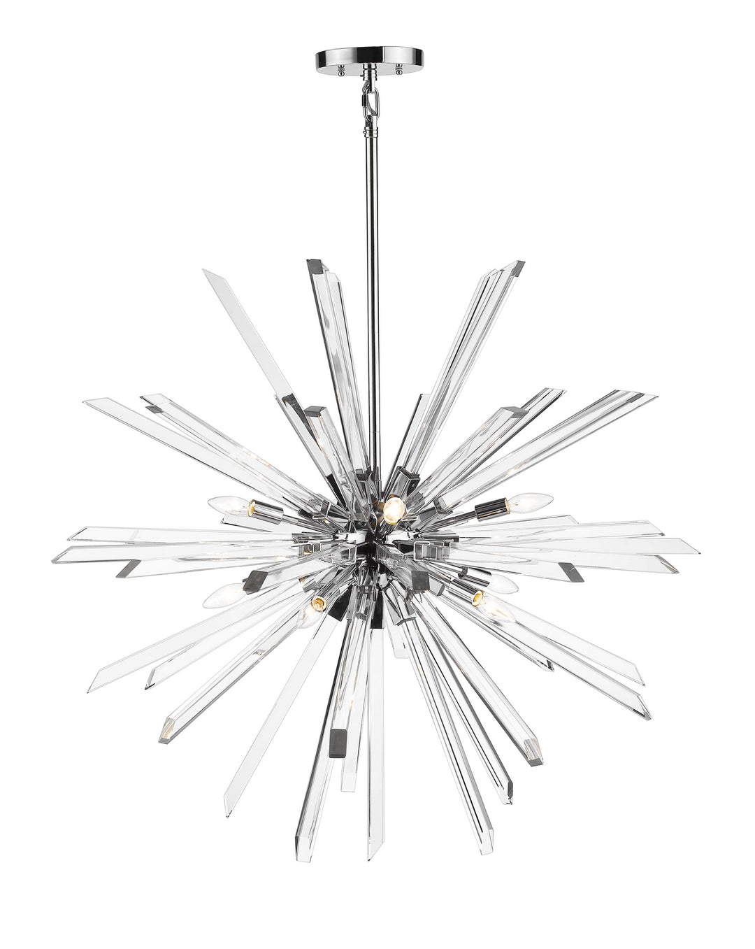 Z-Lite Canada - 4003-10CH - Ten Light Chandelier - Burst - Chrome
