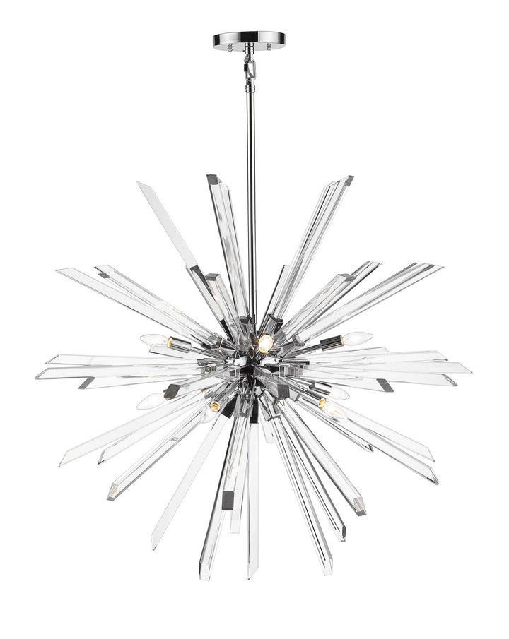 Z-Lite Canada - 4003-10CH - Ten Light Chandelier - Burst - Chrome