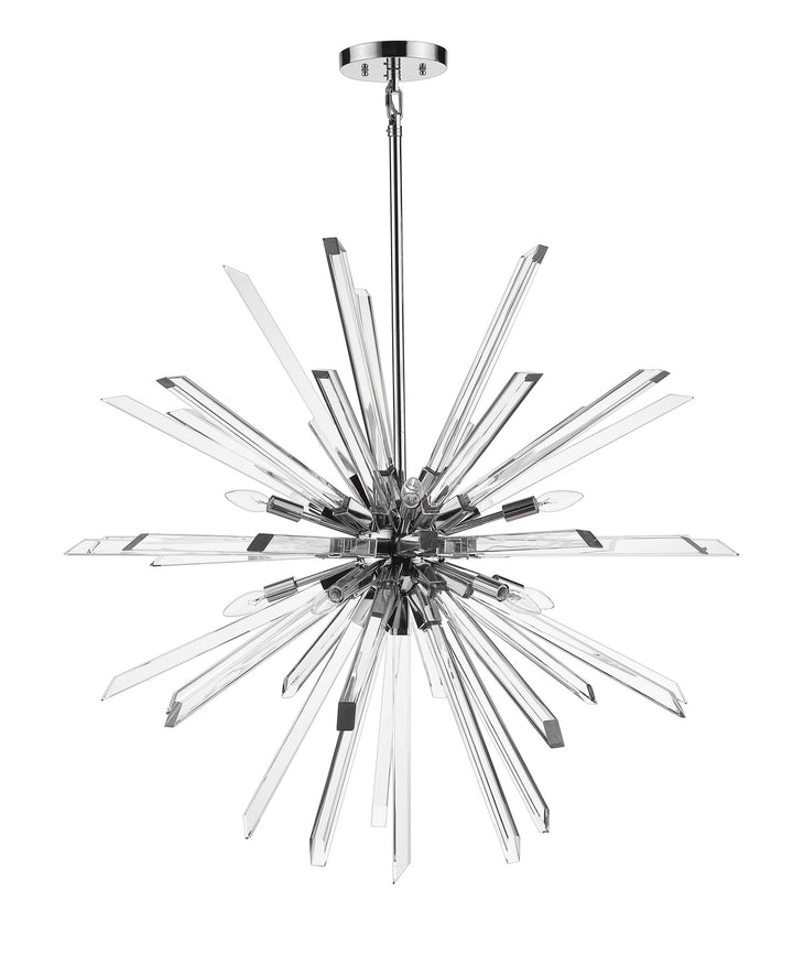Z-Lite Canada - 4003-10CH - Ten Light Chandelier - Burst - Chrome