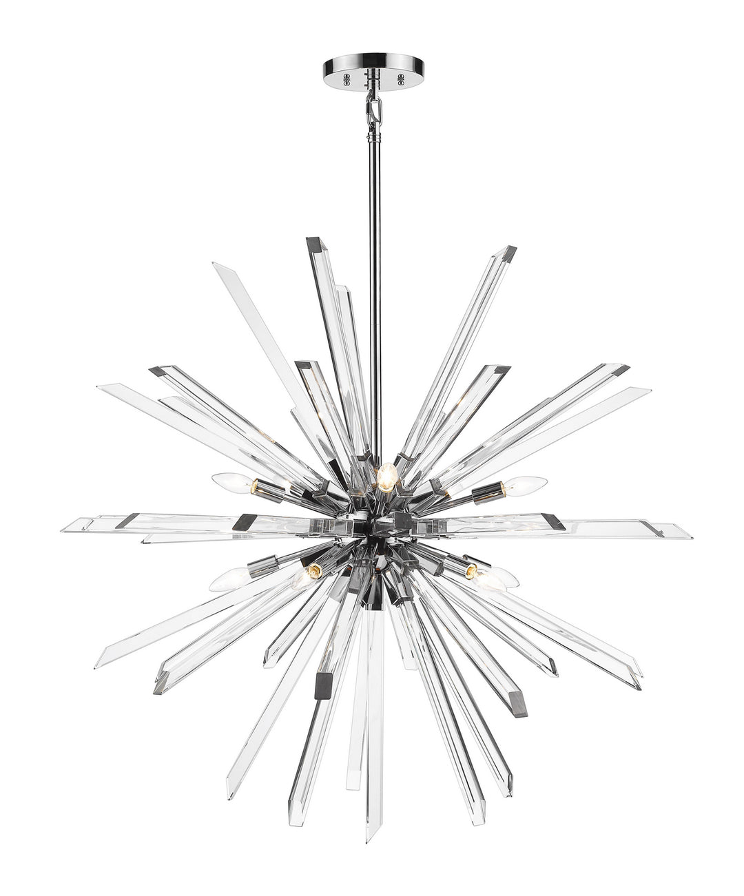 Z-Lite Canada - 4003-10CH - Ten Light Chandelier - Burst - Chrome