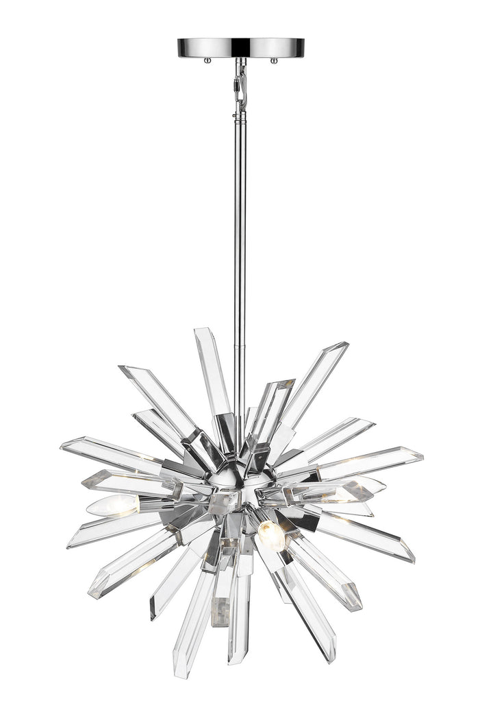 Z-Lite Canada - 4003-4CH - Four Light Chandelier - Burst - Chrome