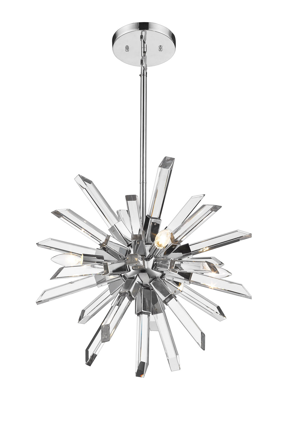 Z-Lite Canada - 4003-4CH - Four Light Chandelier - Burst - Chrome