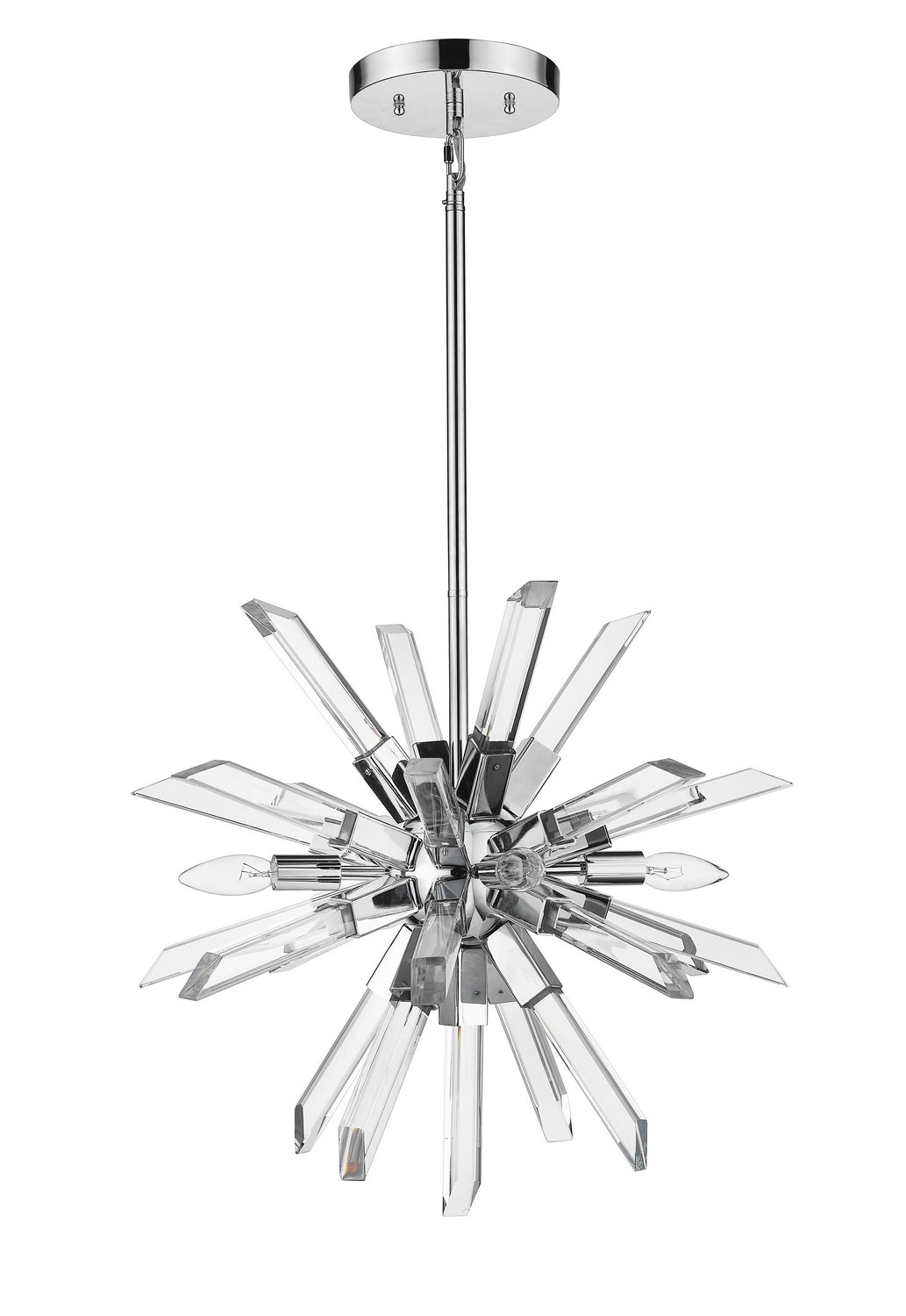 Z-Lite Canada - 4003-4CH - Four Light Chandelier - Burst - Chrome