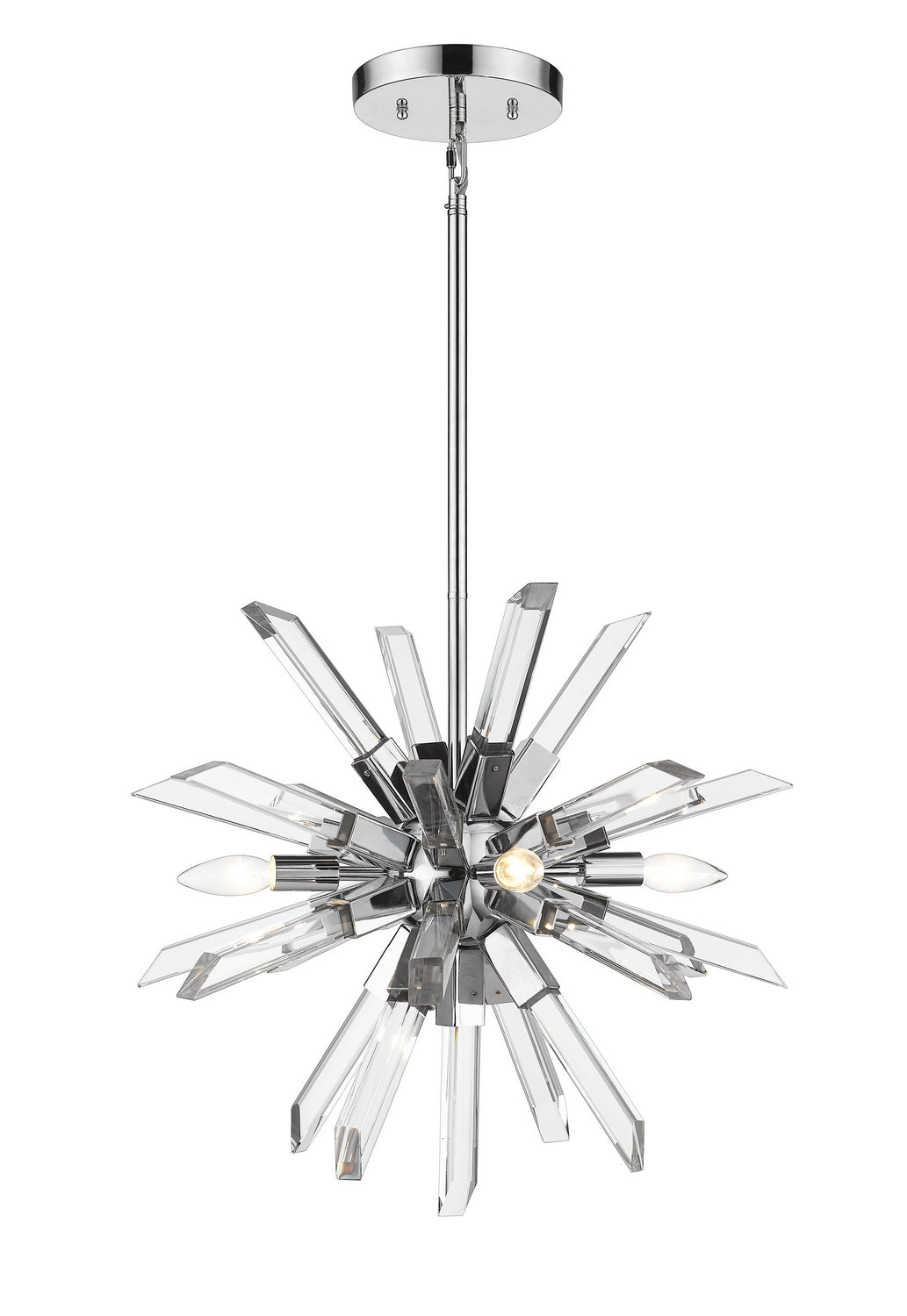 Z-Lite Canada - 4003-4CH - Four Light Chandelier - Burst - Chrome