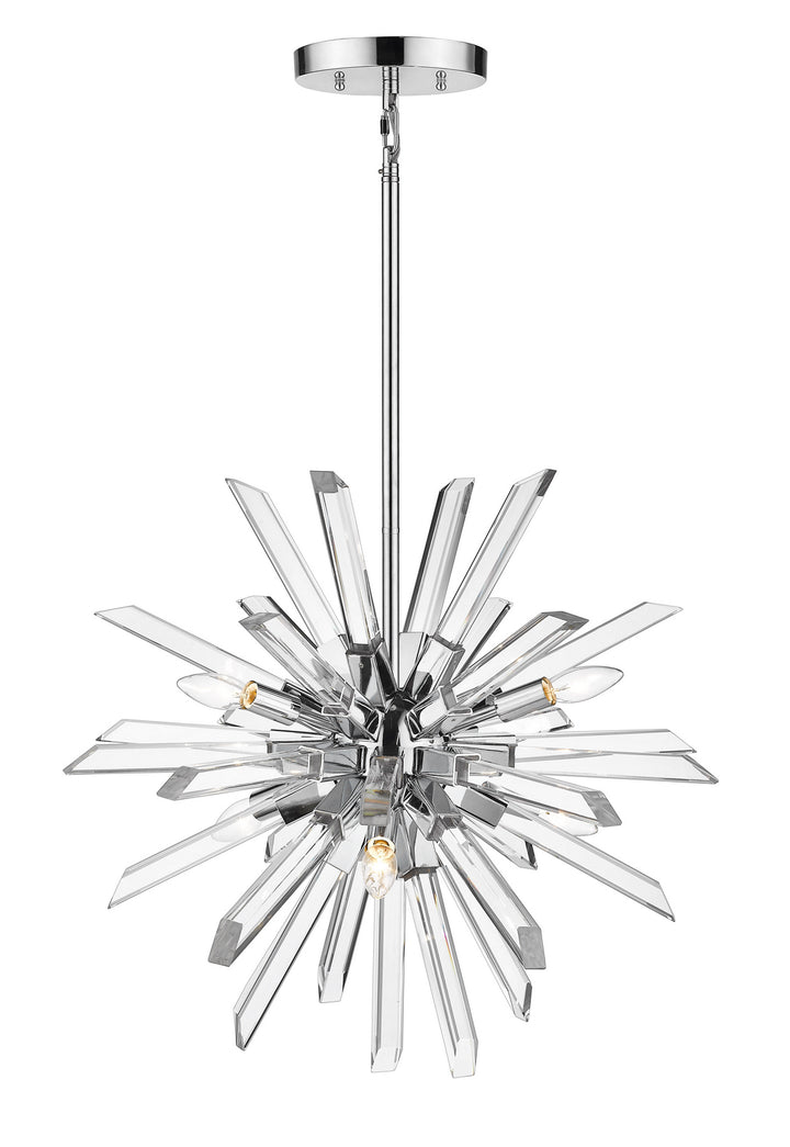 Z-Lite Canada - 4003-6CH - Six Light Chandelier - Burst - Chrome