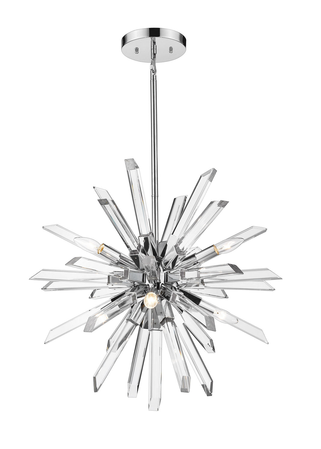 Z-Lite Canada - 4003-6CH - Six Light Chandelier - Burst - Chrome