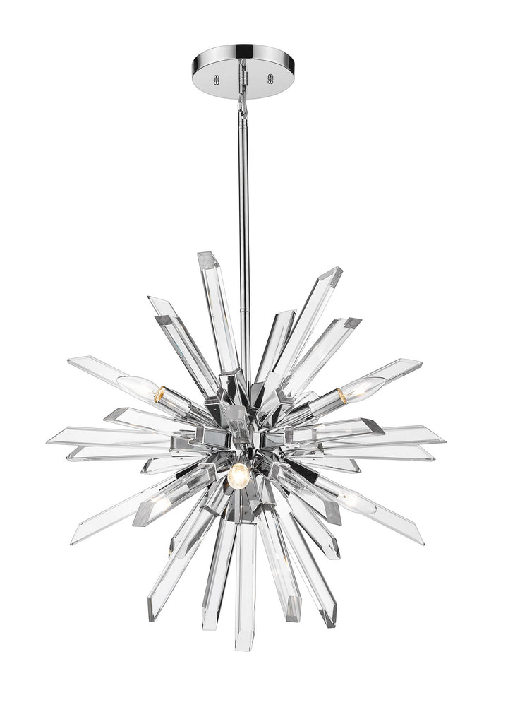 Z-Lite Canada - 4003-6CH - Six Light Chandelier - Burst - Chrome