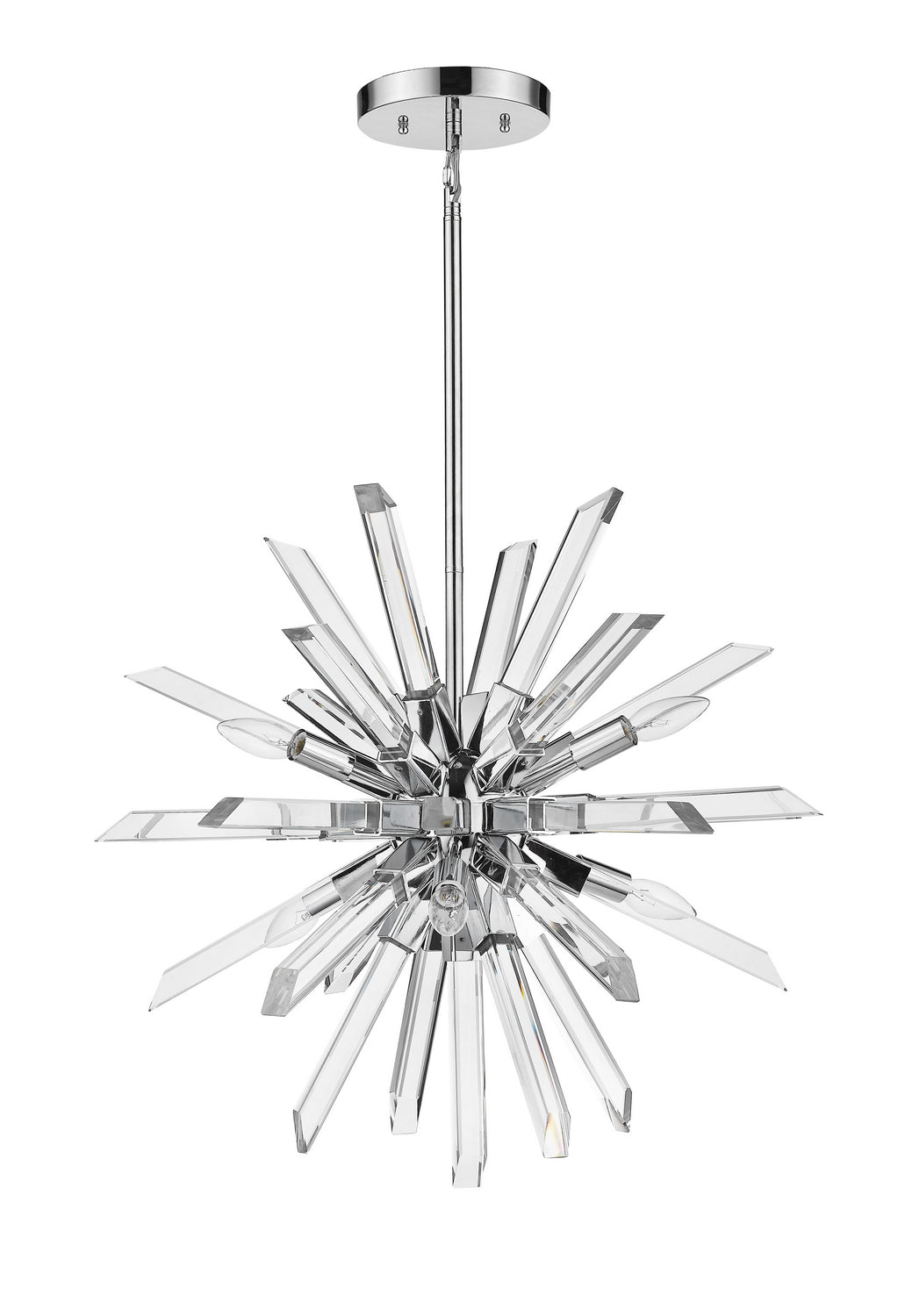 Z-Lite Canada - 4003-6CH - Six Light Chandelier - Burst - Chrome