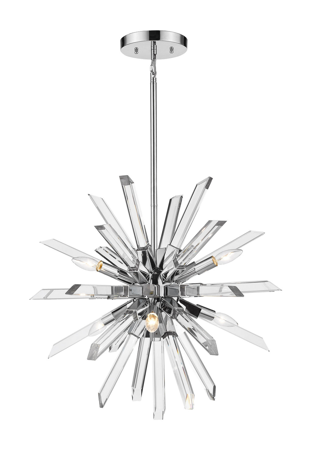 Z-Lite Canada - 4003-6CH - Six Light Chandelier - Burst - Chrome