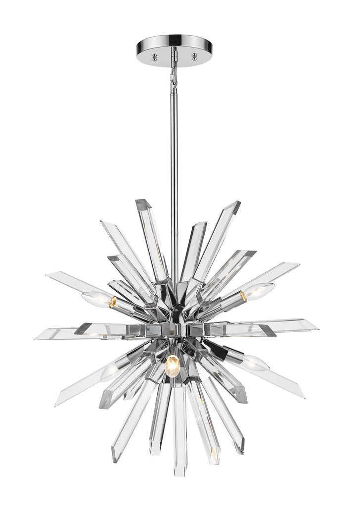 Z-Lite Canada - 4003-6CH - Six Light Chandelier - Burst - Chrome