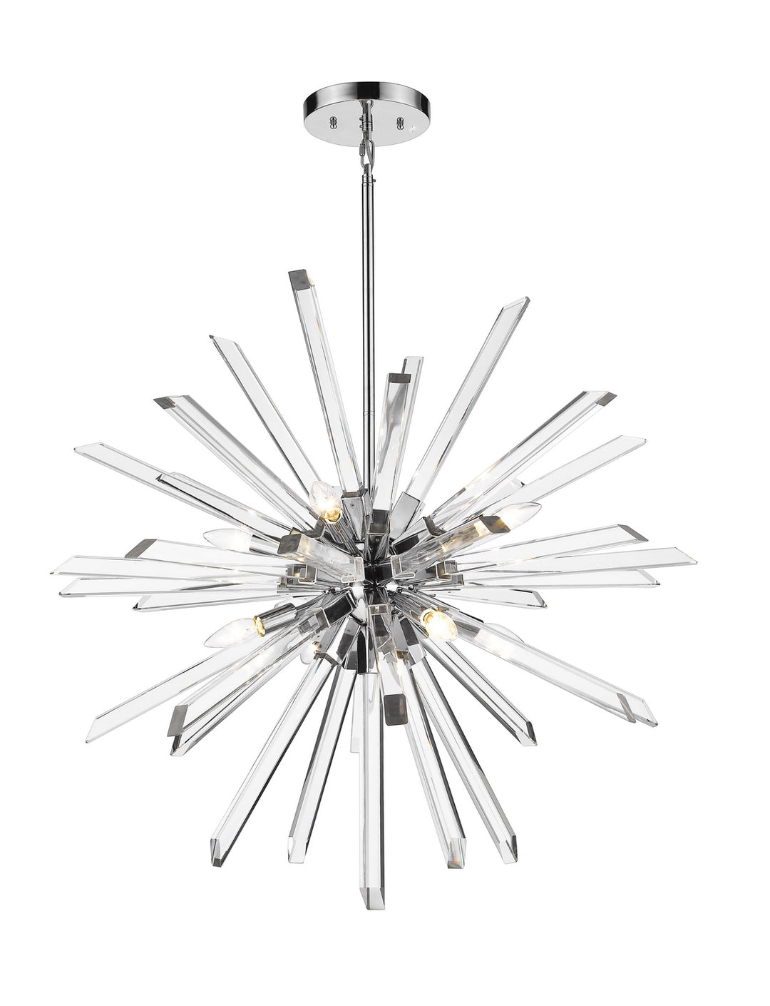 Z-Lite Canada - 4003-8CH - Eight Light Chandelier - Burst - Chrome