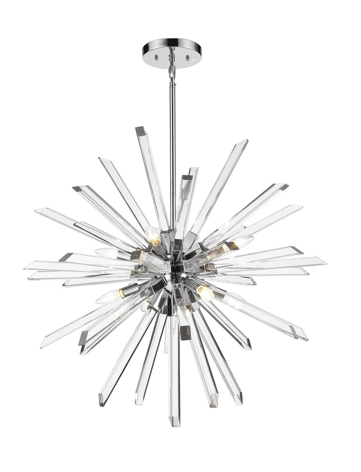 Z-Lite Canada - 4003-8CH - Eight Light Chandelier - Burst - Chrome